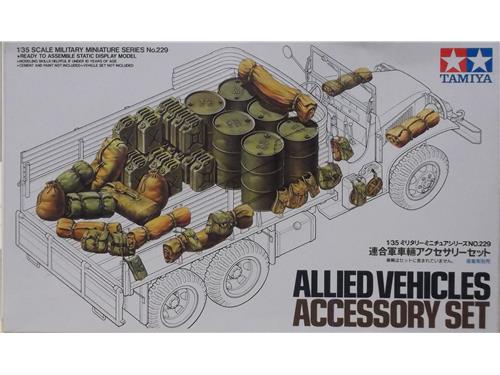 Allied vehicles accessory set - art. 35229 - modelli Tamiya 1/35
