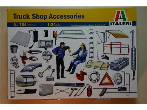 Truck Shop Accessories - kit auto Italeri 1/24