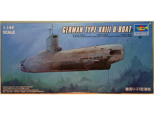 German Type XXIII U-BOAT - art. 05908 - Trumpeter 1/144