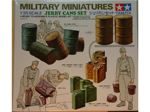 Jerry can set - Taniche, bidoni assortiti - art. 35026 - Kit Tamiya scala 1/35