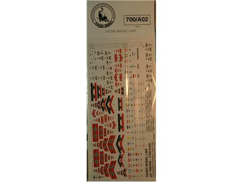 Bandiere insegne Kriegsmarine. art. 700/A02 - scala 1/700 - Tauro Model