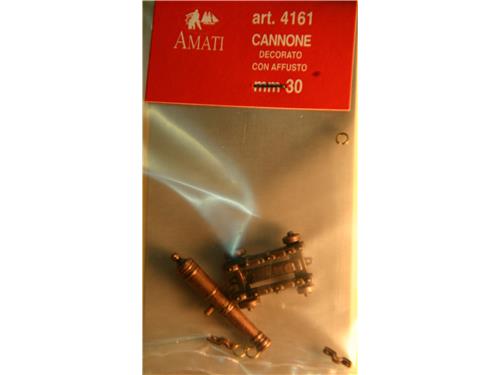 Cannone decorato con affusto mm. 30 - art. 4161 - Amati