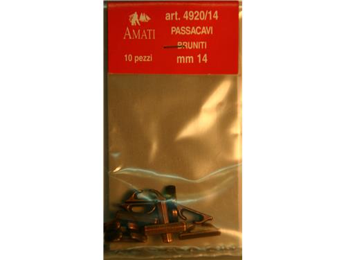 Passacavi bruniti mm. 14 - Art. 4920/14 - Amati