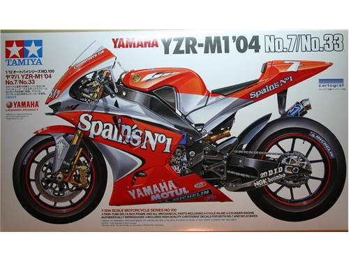 Yamaha YZR-M1'04 No.7/No.33 - Tamiya Art. 14100 scala 1/12