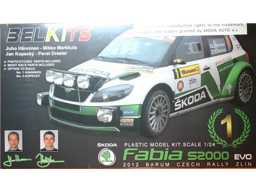 Skoda Fabia S2000 EVO 2012 - art. BEL-004 -BelKits 1/24