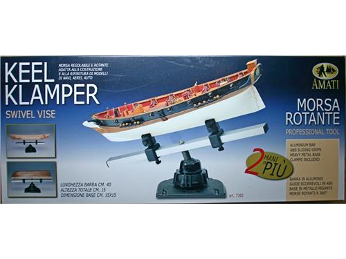 Morsetto per keel klamper ( morsa regolabile rotante) - art. 7382 - Amati 