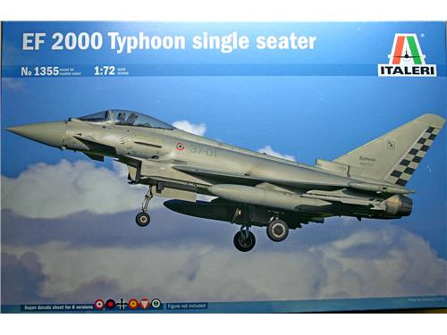 Aereo EF 2000 Typhoon single seater - art. 1355 - Italeri 1/72