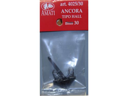 Ancora hall in metallo mm. 30 - art.4025/30 - Amati