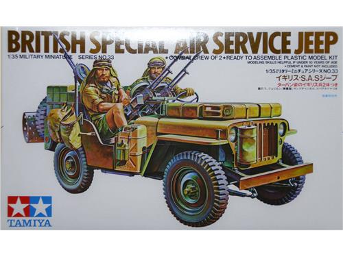 British special air service jeep - art. 35033 - Tamiya 1/35