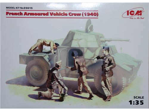 French Armoured Vehicle Crew (1940) - art. 35615 - ICM 1/35