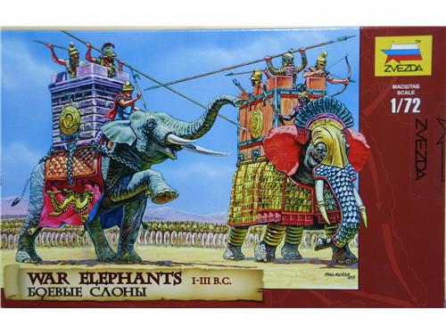 War elephant's I-III B.C. - art. 8011 - Zvezda 1/72