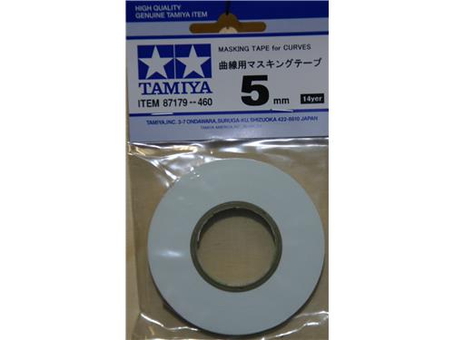Nastro per mascheramenti per curve , 5mm. - art. 87179**460 -Tamiya