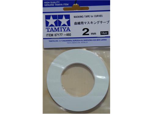 Nastro per mascheramenti per curve , 2mm. - art. 87177**460 -Tamiya