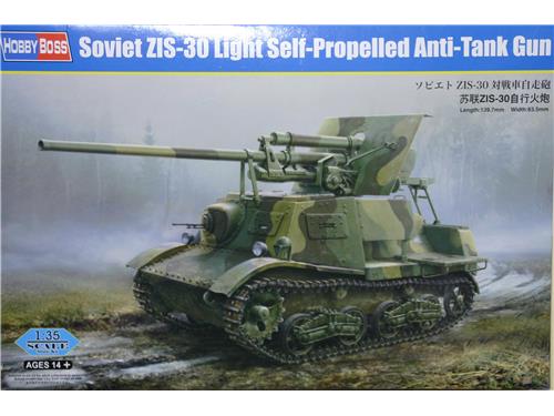 Soviet ZIS-30 light self-propelled anti-tank gun - art. 83849 - HobbyBoss 1/35
