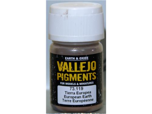Terra europea  - cod. 73.119 - Pigmenti per mezzi e miniature - Vallejo