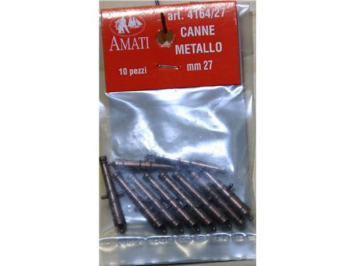 Canne in metallo mm. 27 - Art. 4164/27 - Amati