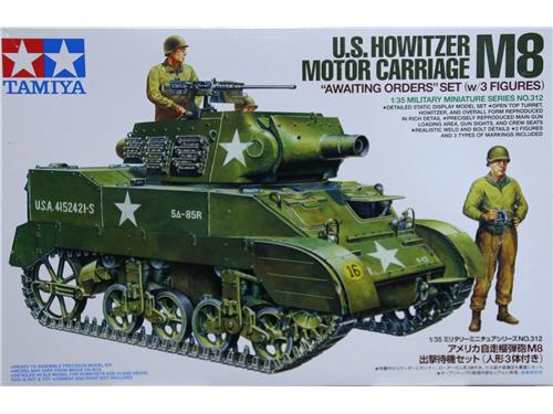 U.S. howitzer motor carriage M8 - art. 35312 - Tamiya 1/35