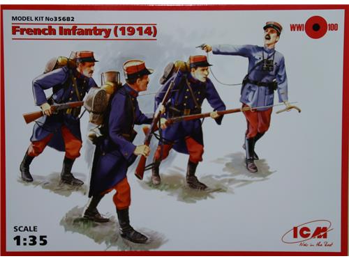 French infantry (1914) - art. 35682 - ICM 1/35