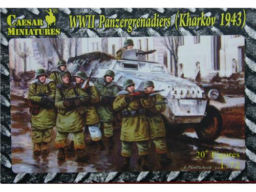 WWII Panzergrenadiers (Kharkov 1943)  - art. HB01 - Caesar miniatures 1/72