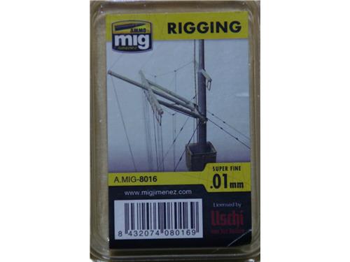 Rigging - filo elastico - super fine .01 mm - art. 8016 - Mig 