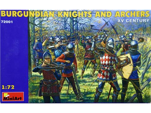 Burgundian Knights and archers XV century - art. 72001 - Mini Art 1/72