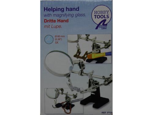 Terza mano con lente - art. 27025 - Hobby Tools