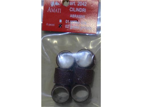 Cilindri abrasivi - art. 2042/02 - grana grossa - Amati