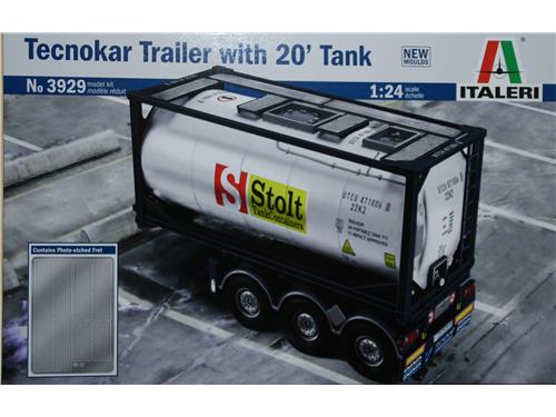 Tecnokar Trailer with 20' Tank - art. 3929 - Italeri 1/24