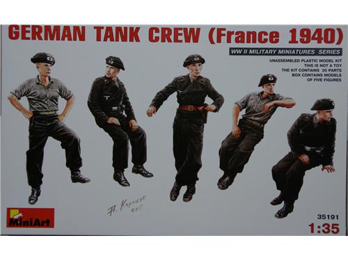 German Tank crew (France 1940) - art. 35191 - MiniArt 1/35