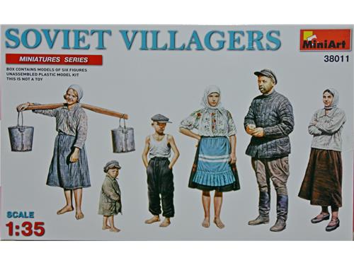 Soviet villagers - art. 38011 - MiniArt 1/35
