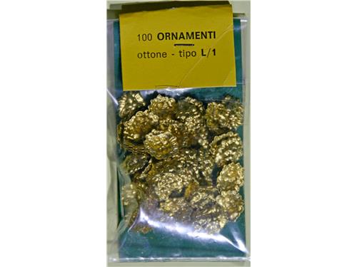 Ornamenti ottone tipo L/1 - art 5530/L/1 - Amati