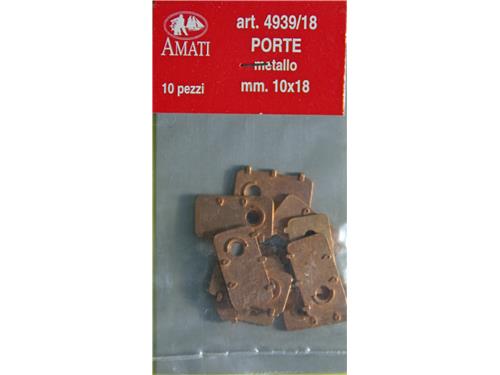 Portelli in metallo mm. 8x8 - art. 4938/08 - Amati