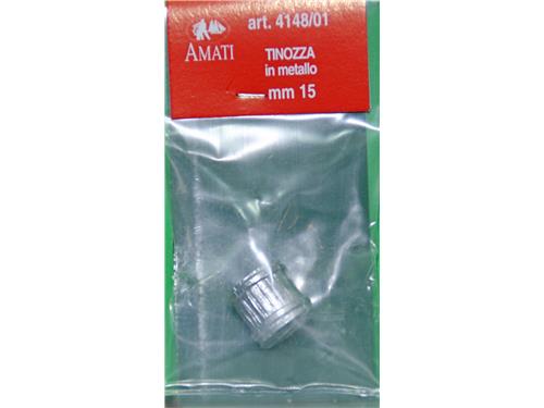 Tinozza in metallo mm 15 - art. 4148/01 - Amati
