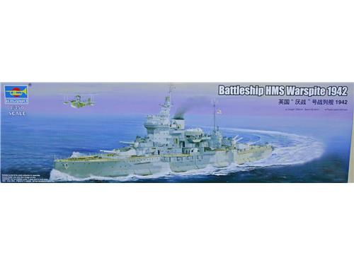 Battleship HMS Warspite 1942 -art. 05325 -Trumpeter 1/350