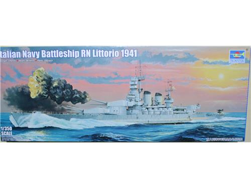 Italian navy battleship RN Littorio 1941 - art. 05319 - Trumpeter 1/350