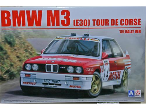 BMW M3 (E30) tour de Corse - art. B24016 - Aoshima 1/24