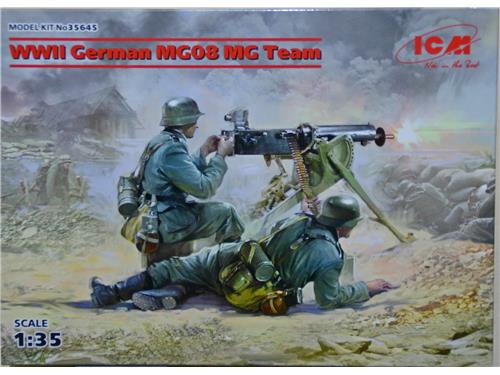 WWII German MG08 MG Team - art. 35645 - ICM 1/35