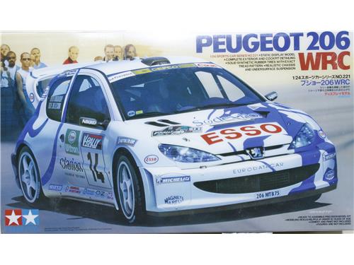 Peugeot 206 WRC - art. 24221 - Tamiya 1/24