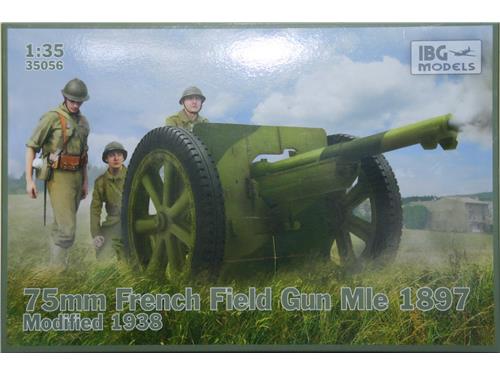 75mm french field gun Mle 1897 modified 1938 - art. 35056 - IBG Models 1/35