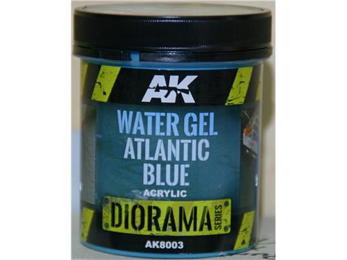 Gel effetto acqua Blu Atlantico / Atlantic blue - art. AK8003 - AK
