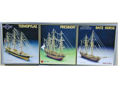 President - fregata inglese del 1760- art.792 - Sergal 1/60