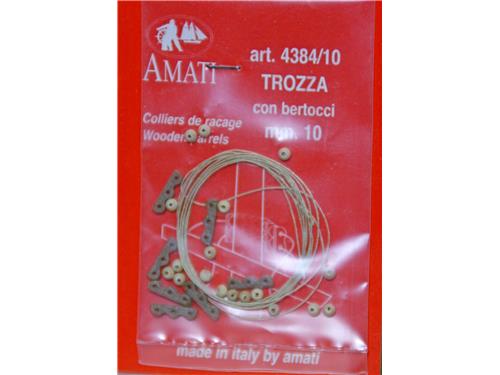 Trozza con bertocci mm.10 - art. 4384/10 - Amati