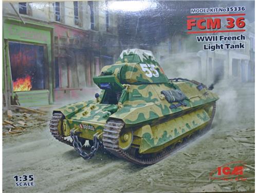 FCM 36 - WWII French light tank - art. 35336 - ICM 1/35