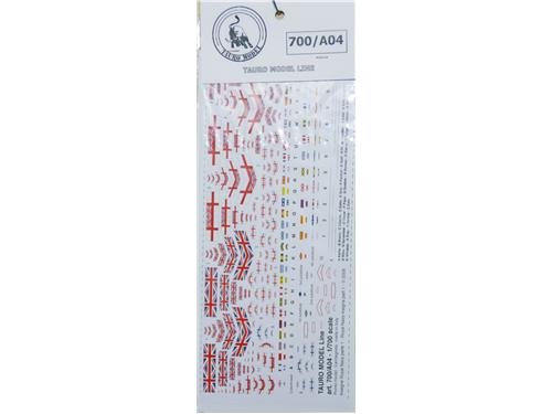 Insegne Royal Navy parte 1 - art. 700/A04 - Tauro model 1/700