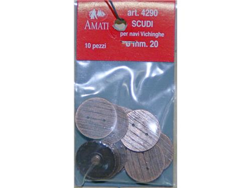 Scudi per navi vichinghe mm 20 - art. 4290 - Amati 
