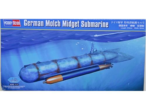 German Molch Midget Submarine - art. 80170 - Hobby Boss 1/35