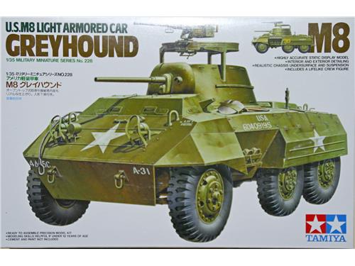 U.S.M8 light armored car Greyhound - art. 35228 - Tamiya 1/35