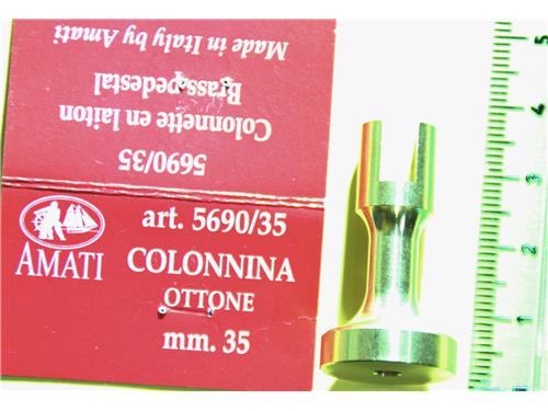 Colonnina ottone mm. 35 - art. 5690/35 - Amati