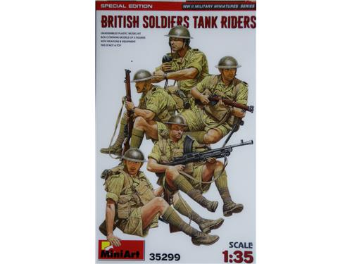 British soldiers tank riders - art. 35299 - MiniArt 1/35