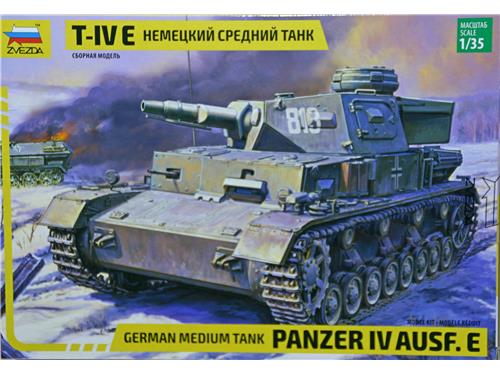 Panzer IV ausf. E (german medium tank) - art. 3641 - Zvezda 1/35